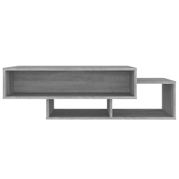 vidaXL Soffbord grå sonoma-ek 105x55x32 cm konstruerat trä Grå
