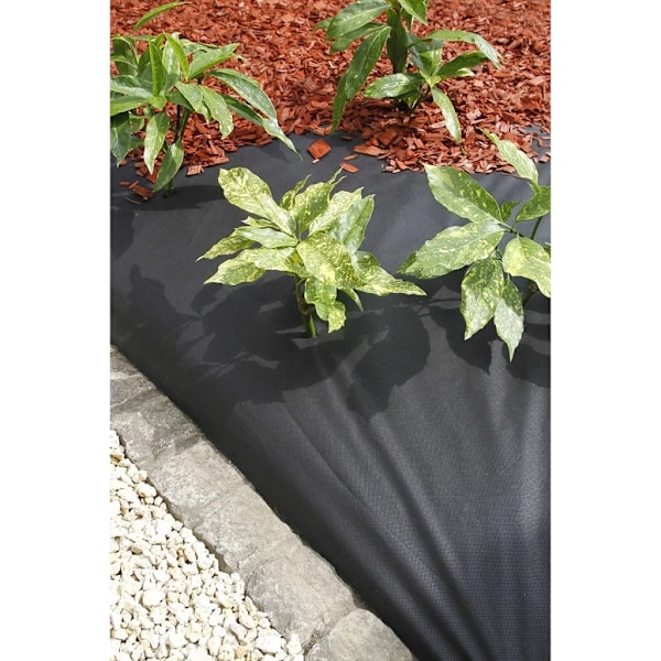 Nature Markduk 1x10 m svart 6030228 Svart