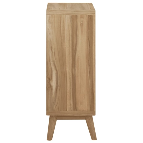 vidaXL Byrå 56x30x80 cm massiv teak Brun