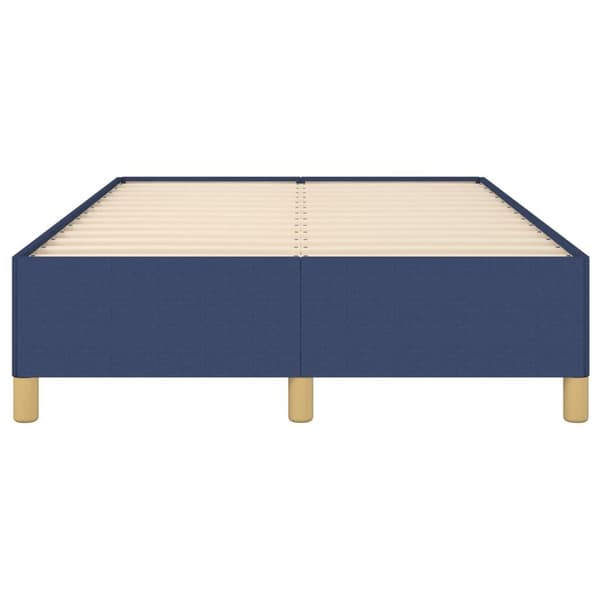 vidaXL Sängram blå 120x200 cm tyg Blå