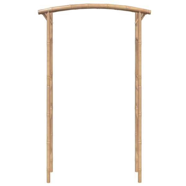 vidaXL Rosenbåge bambu 118x40x187 cm Brun