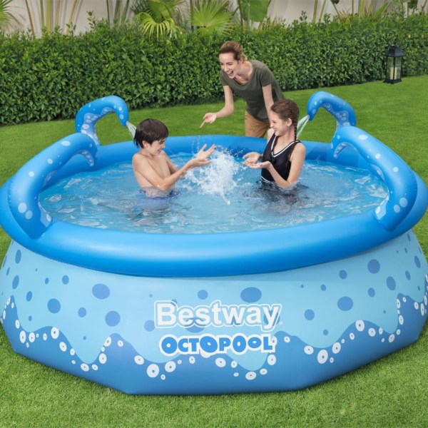 Bestway Snabbt uppställbar pool "OctoPool" 274x76 cm Blå