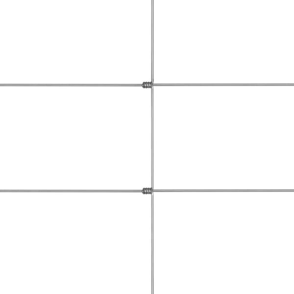 vidaXL Fårstängsel galvaniserat stål silver 50x1,6 m Silver