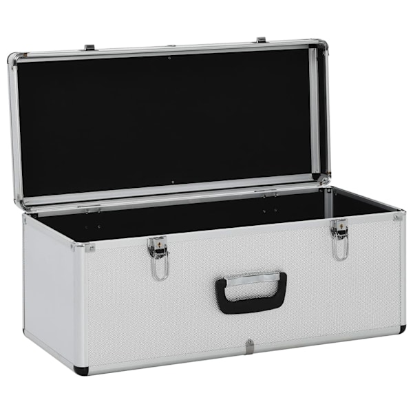 vidaXL Förvaringsväskor 3 st silver aluminium Silver