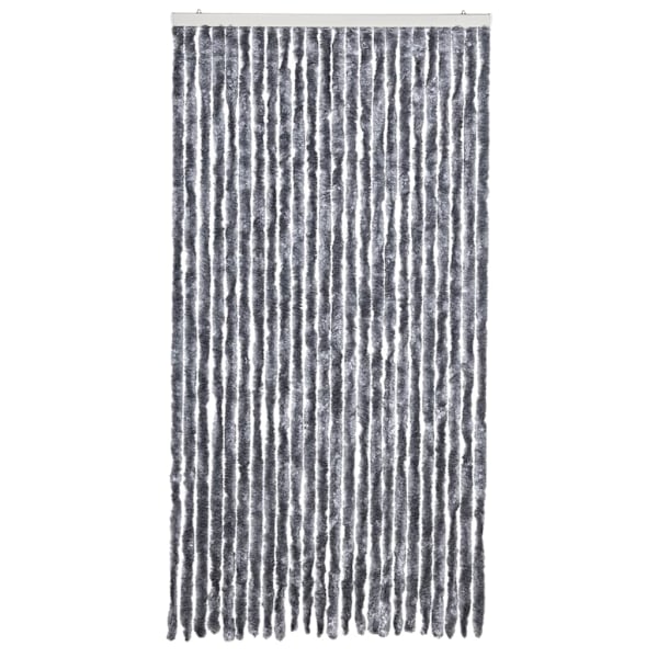 vidaXL Insektsdraperi silver 100x220 cm chenille Silver