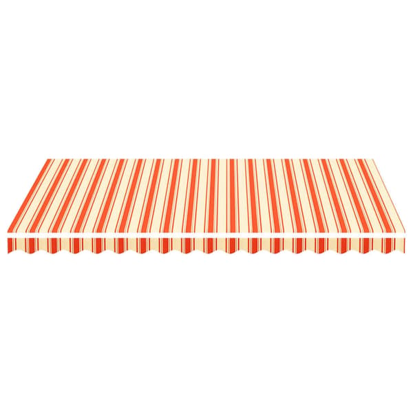 vidaXL Markisväv gul och orange 3,5x2,5 m Gul