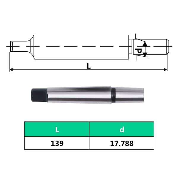 vidaXL Snabbchuck MT3-B18 med 16 mm spännvidd Silver