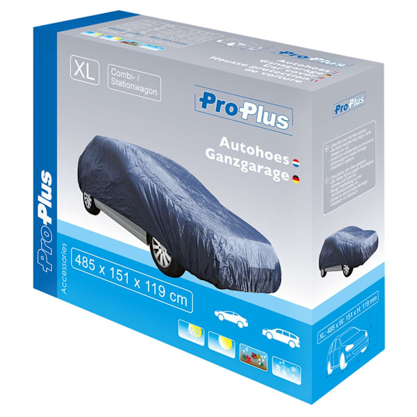 ProPlus Bilöverdrag XL för bilar upp till 485cm Blå