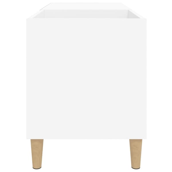 vidaXL Stereobänk vit 84,5x38x48 cm konstruerat trä Vit