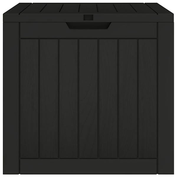 vidaXL Dynbox svart 55,5x43x53 cm polypropen Svart