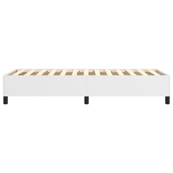 vidaXL Sängram vit 100x200 cm konstläder Vit