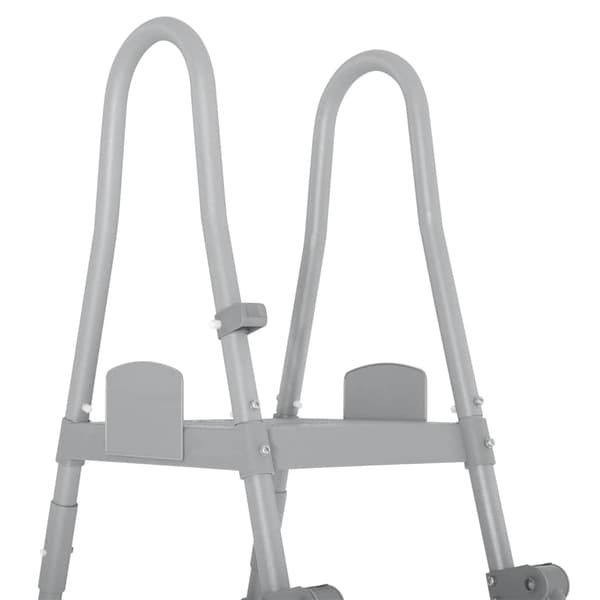 Bestway Poolstege Flowclear 4 steg 132 cm grå