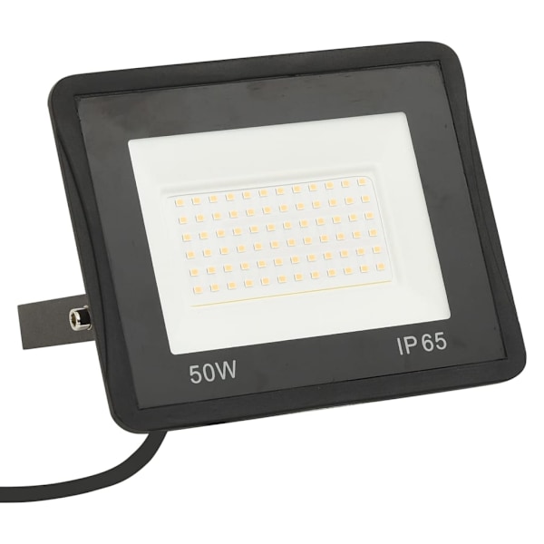 vidaXL Strålkastare 2 st 50 W LED kallvit Svart