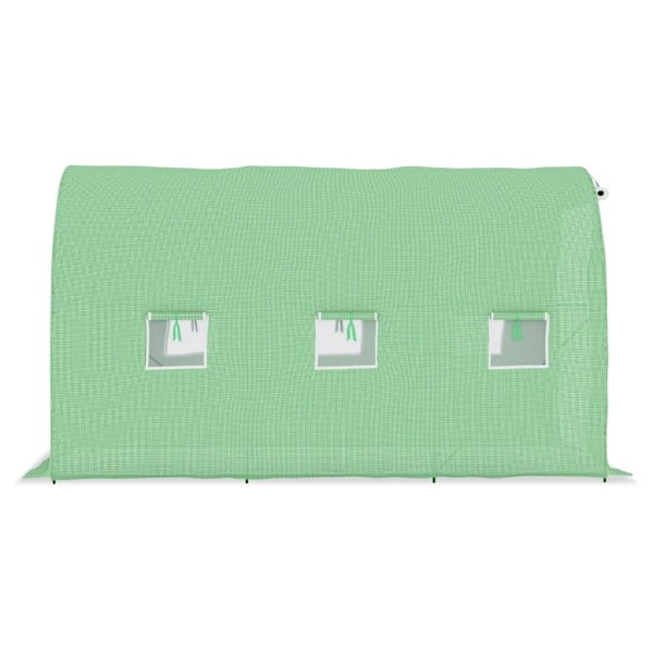 vidaXL Växthus 6,86 m² 3,43x2x2 m Grön