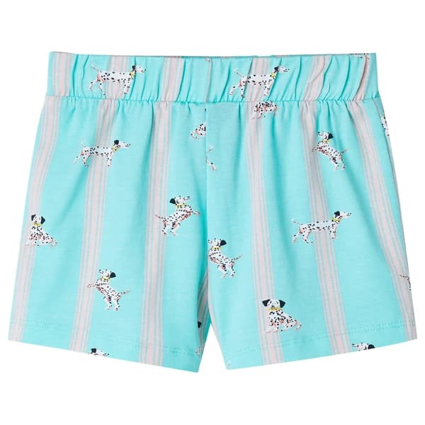 vidaXL Barnpyjamas med korta ärmar för barn ecru 116 Vit