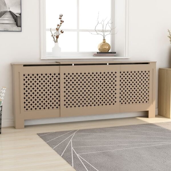 vidaXL Elementskydd MDF 205 cm Brun