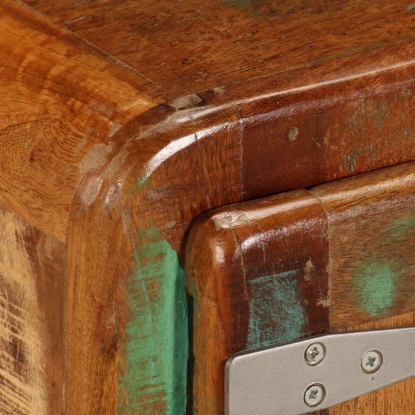 vidaXL TV-bänk 120x30x36 cm massivt återvunnet trä Brun