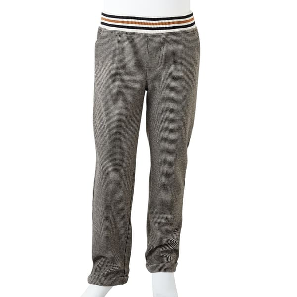 vidaXL Barnbyxor ecru 128 Brun