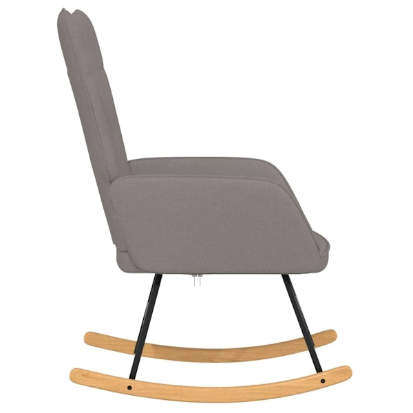 vidaXL Gungstol taupe tyg Taupe