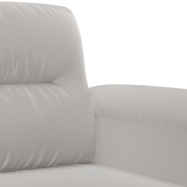 vidaXL Fåtölj ljusgrå 60 cm mikrofibertyg Grå
