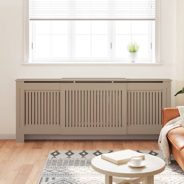 vidaXL Elementskydd MDF 205 cm Brun