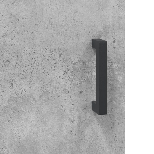 vidaXL Högskåp betonggrå 69,5x34x180 cm konstruerat trä Grå