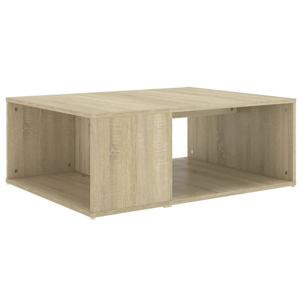 vidaXL Soffbord sonoma-ek 90x67x33 cm konstruerat trä Brun