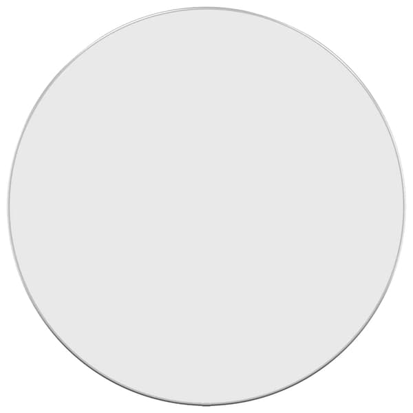 vidaXL Väggspegel silver Ø 60 cm rund Silver