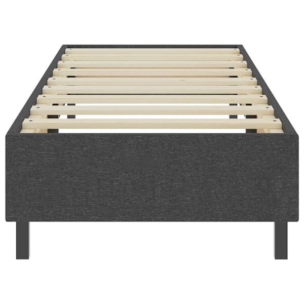vidaXL Ramsäng grå tyg 100x200 cm grå