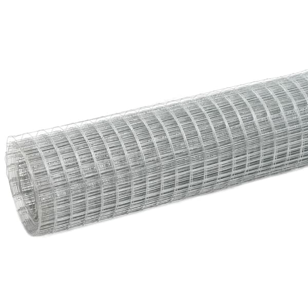 vidaXL Hönsnät galvaniserat stål 25x1,5 m silver Silver