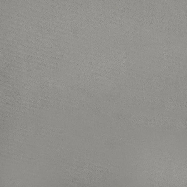 vidaXL Sänggavel ljusgrå 80x5x78/88 cm sammet Grå