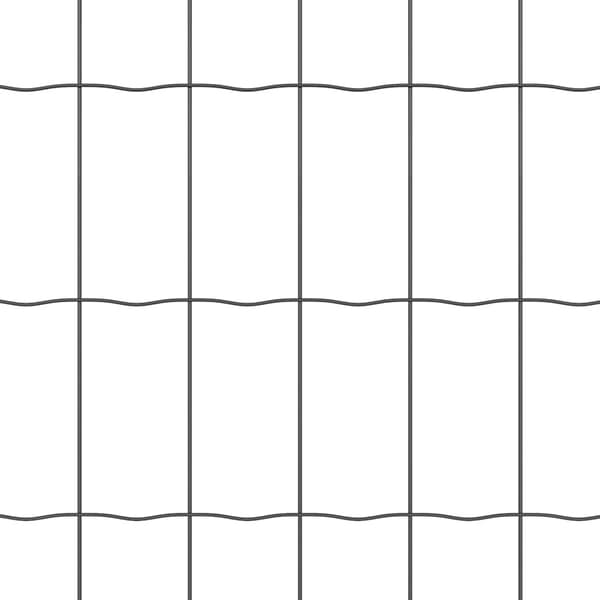 vidaXL Markfixerat Svetsat Stängsel 10 x 0,4 m (B x H) Grå