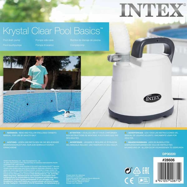 INTEX Dräneringspump för pool 3595 L/tim