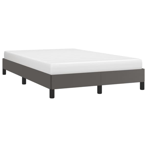 vidaXL Sängram grå 120x200 cm konstläder Grå