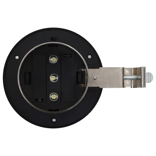 vidaXL Sollampa LED set 6 st rund 12 cm vit Silver