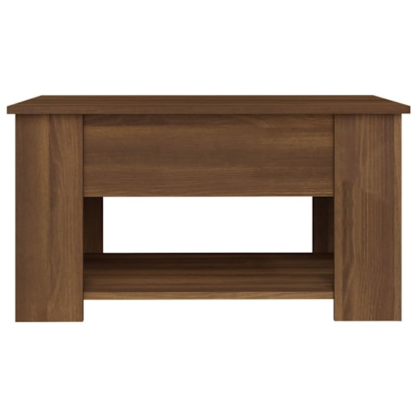 vidaXL Soffbord brun ek 79x49x41 cm konstruerat trä Brun