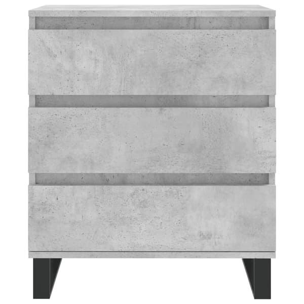vidaXL Byrå betonggrå 60x35x70 cm konstruerat trä Grå