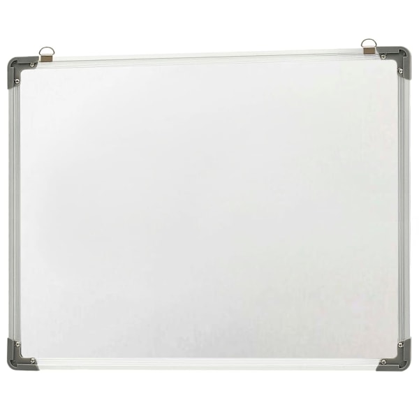 vidaXL Magnetisk whiteboard vit 70x50 cm stål Vit