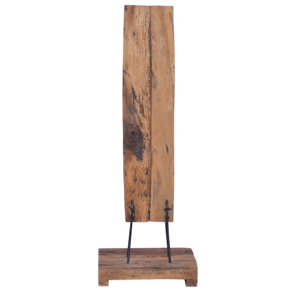 vidaXL Vinställ för 6 flaskor 35x35x100 cm massiv teak Brun