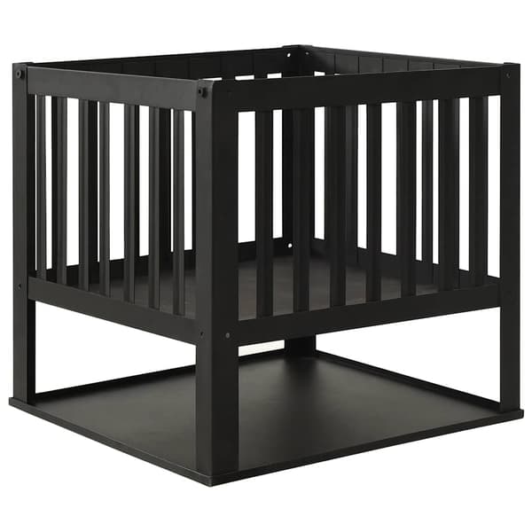 vidaXL Eldstad 40x40x40 cm stål Svart