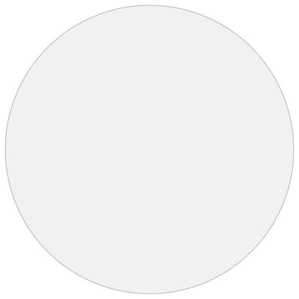 vidaXL Bordsskydd matt Ø 70 cm 2 mm PVC Transparent