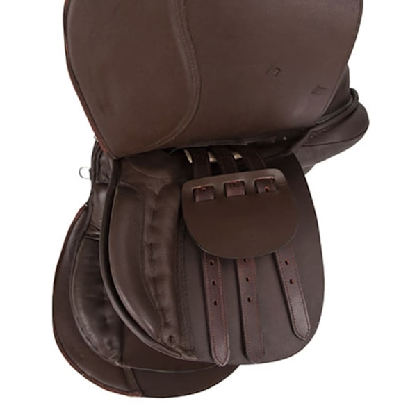 Kerbl Haflinger sadel brun läder 32198 Brun