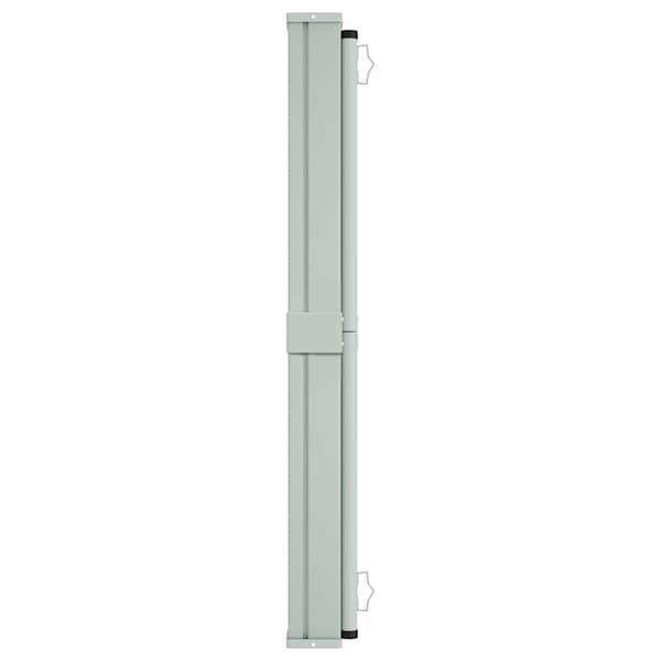 vidaXL Infällbar sidomarkis 600x160 cm gräddvit Creme
