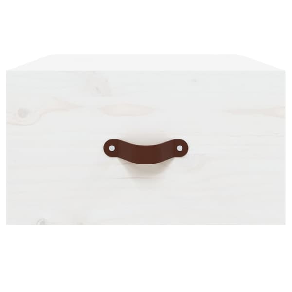 vidaXL Väggmonterade sängbord 2 st vit 40x29,5x22 cm Vit