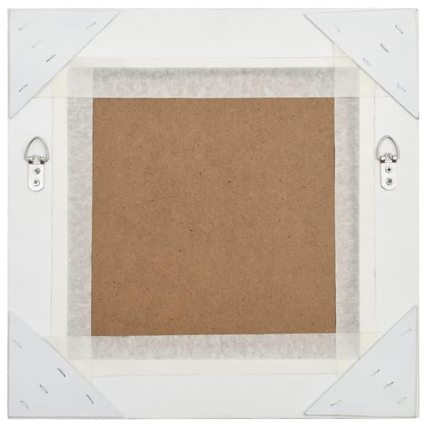 vidaXL Väggspegel barockstil 40x40 cm silver Silver