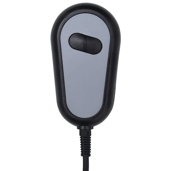 vidaXL Elektrisk massagefåtölj svart konstläder Svart