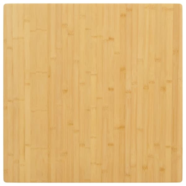 vidaXL Bordsskiva 90x90x1,5 cm bambu Brun