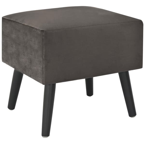 vidaXL Sängbord grå 40x35x40 cm sammet grå
