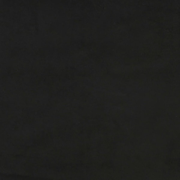 vidaXL Pocketresårmadrass svart 90x200x20 cm sammet Svart