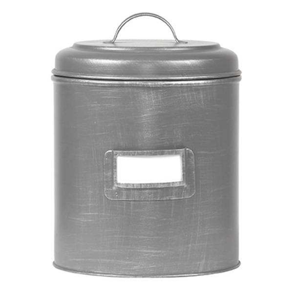 LABEL51 Burk 10x10x15 cm S antikgrå grå